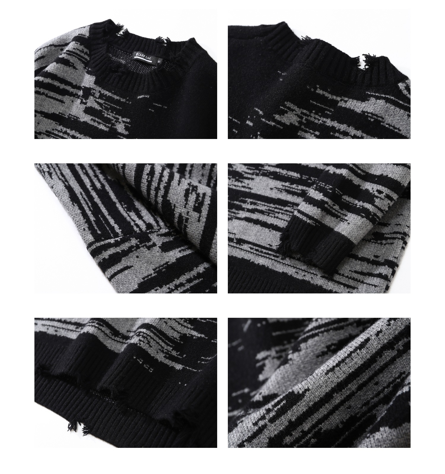 Zebra Pattern Sweater Image 10