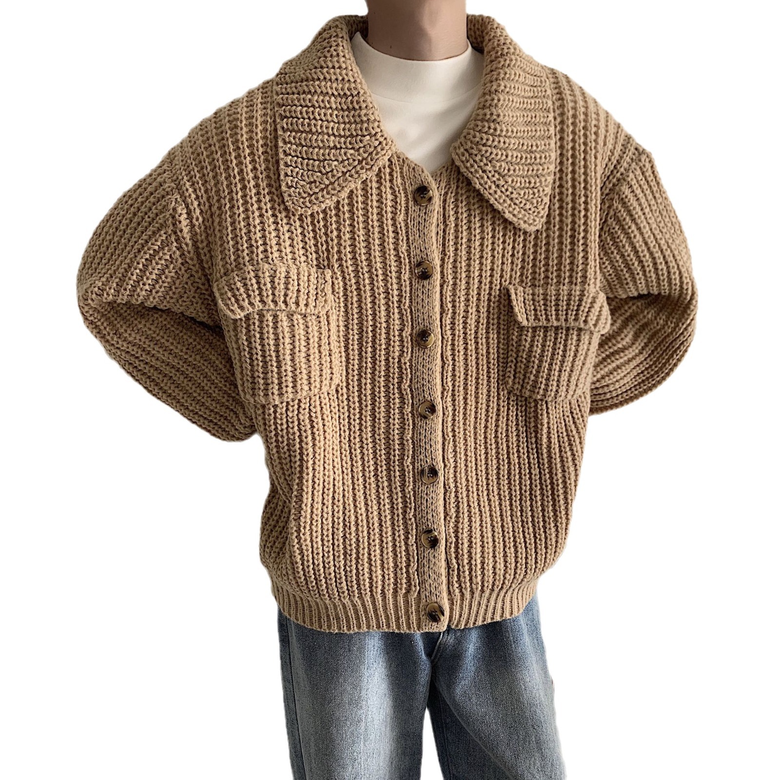 Winter Lapel Sweater Image 6