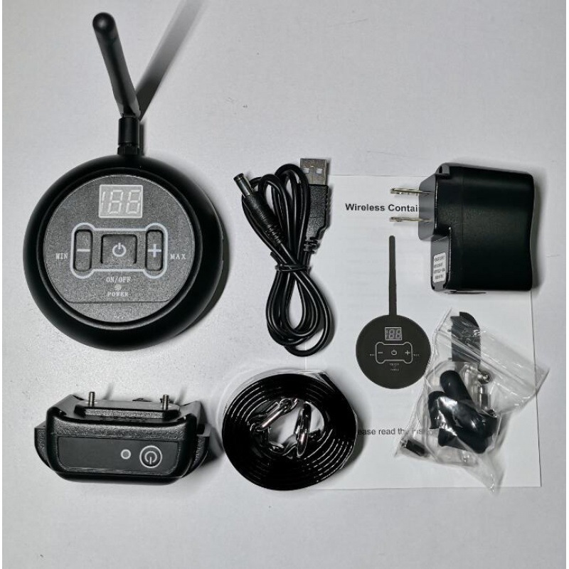 Pet electronic fence system with dual functions