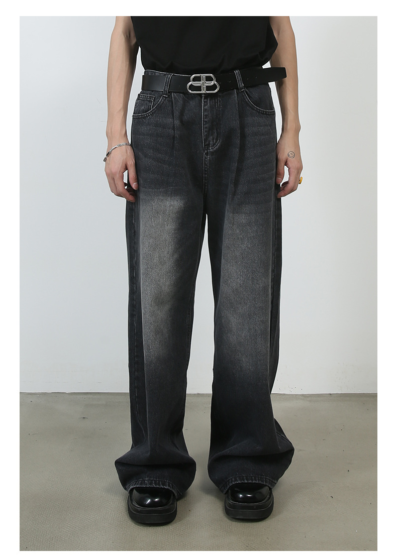 Personality Denim Pants Image 3