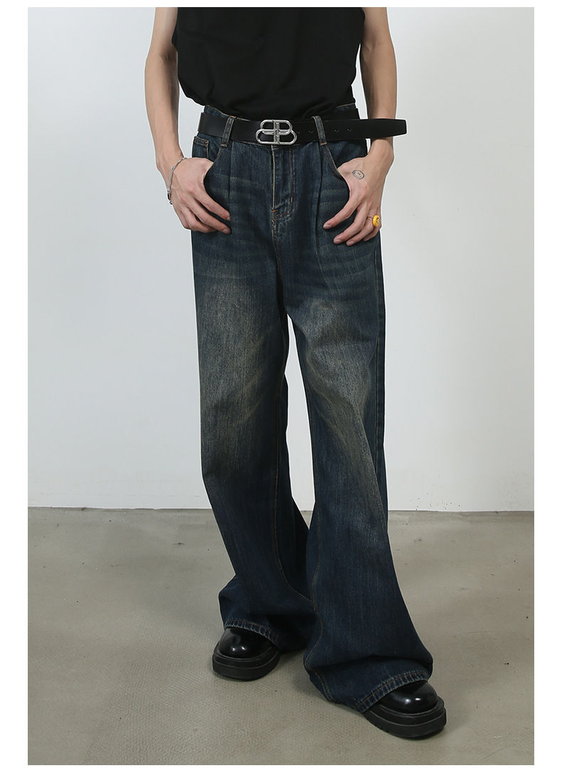 Personality Denim Pants Image 17