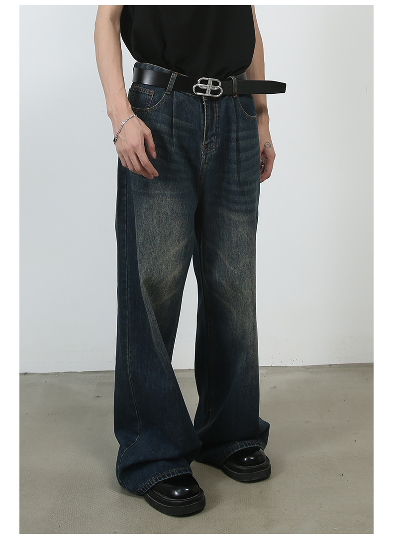 Personality Denim Pants Image 5