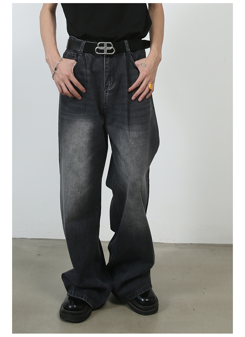 Personality Denim Pants Image 8