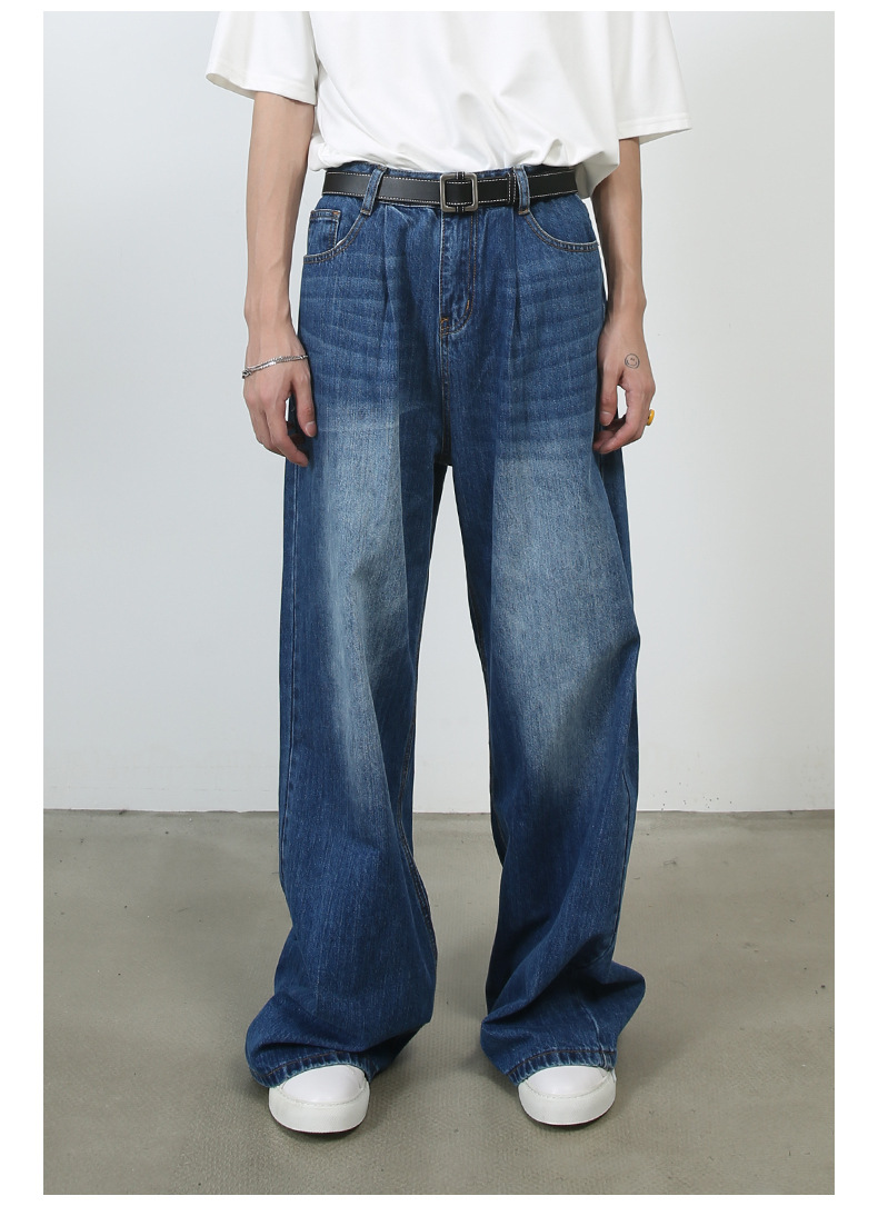 Personality Denim Pants Image 2