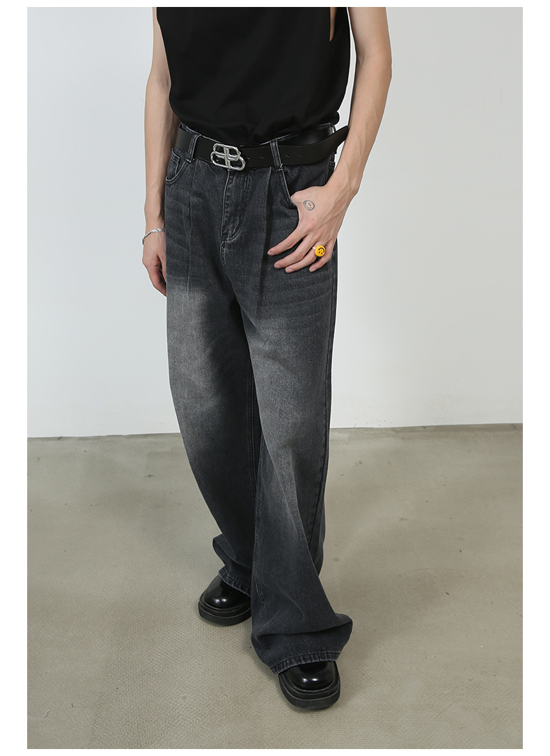 Personality Denim Pants Image 11