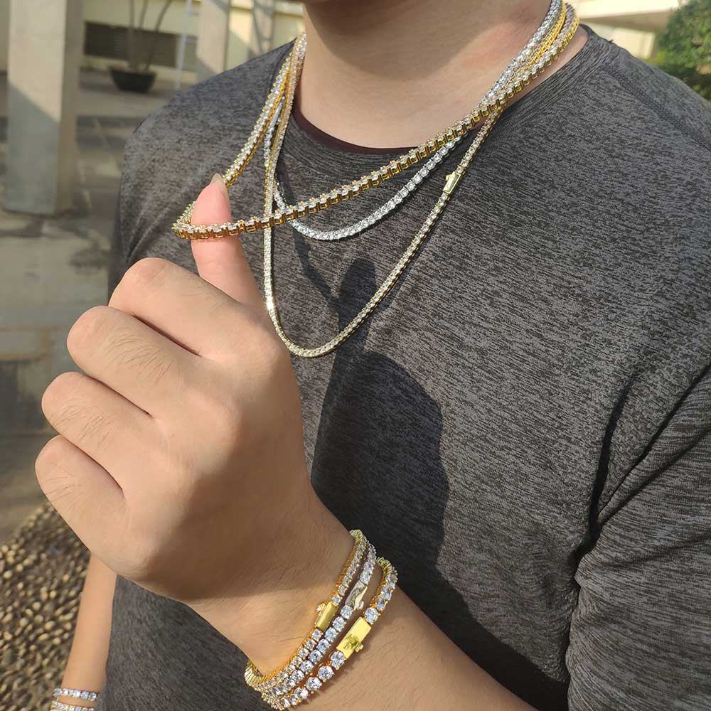 Hip Hop Spring Buckle Bracelet 24