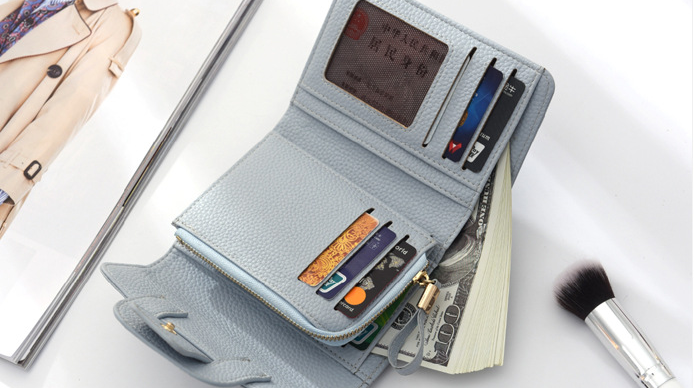 Wallet in Purple Color