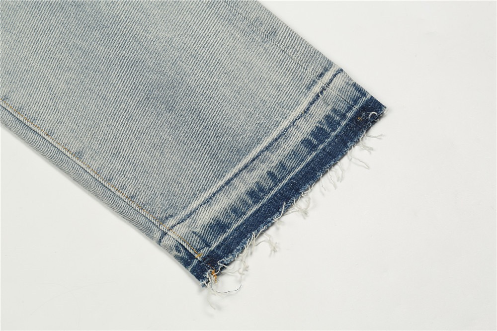 Light Washed Jeans - Close Up