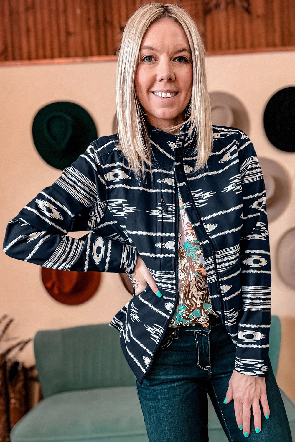 Diamond All-match Cardigan Shirt Coat Image 6
