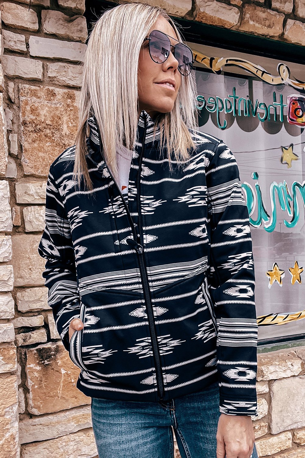 Diamond All-match Cardigan Shirt Coat Image 4