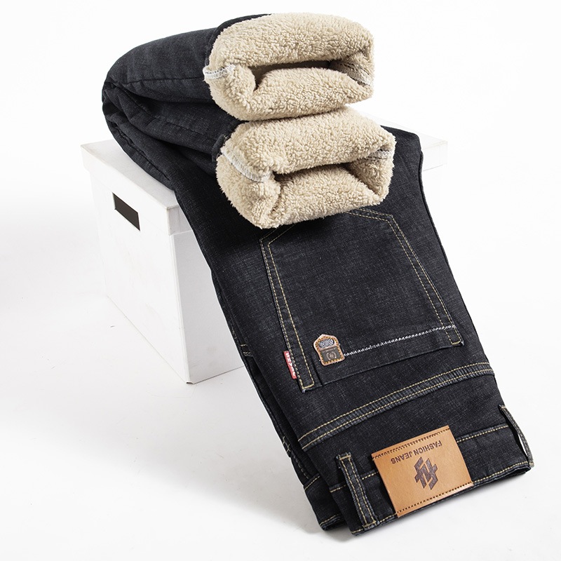 Men's Lambswool Fleece Padded Jeans 3