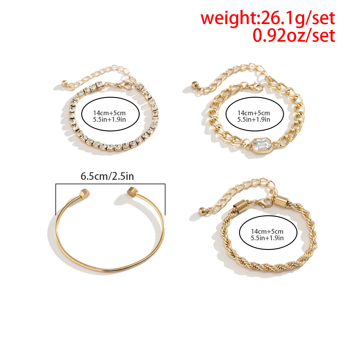 Women's Fashion All-match Chain Bracelet 1
