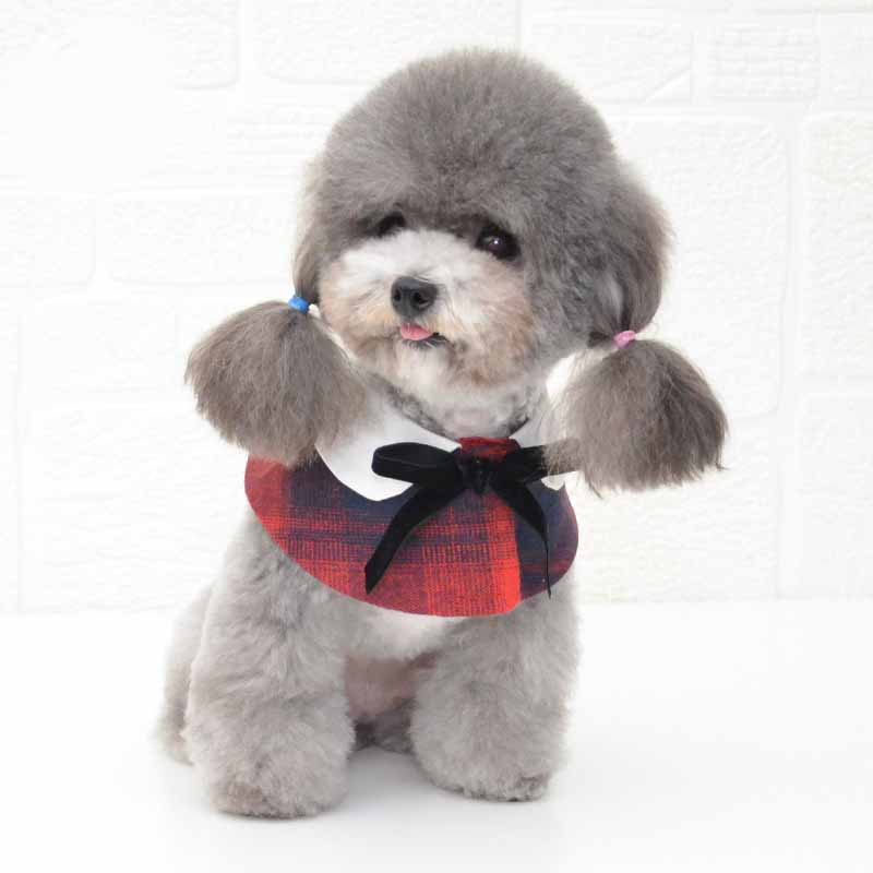 Pet Shawl Bow Tie Bib