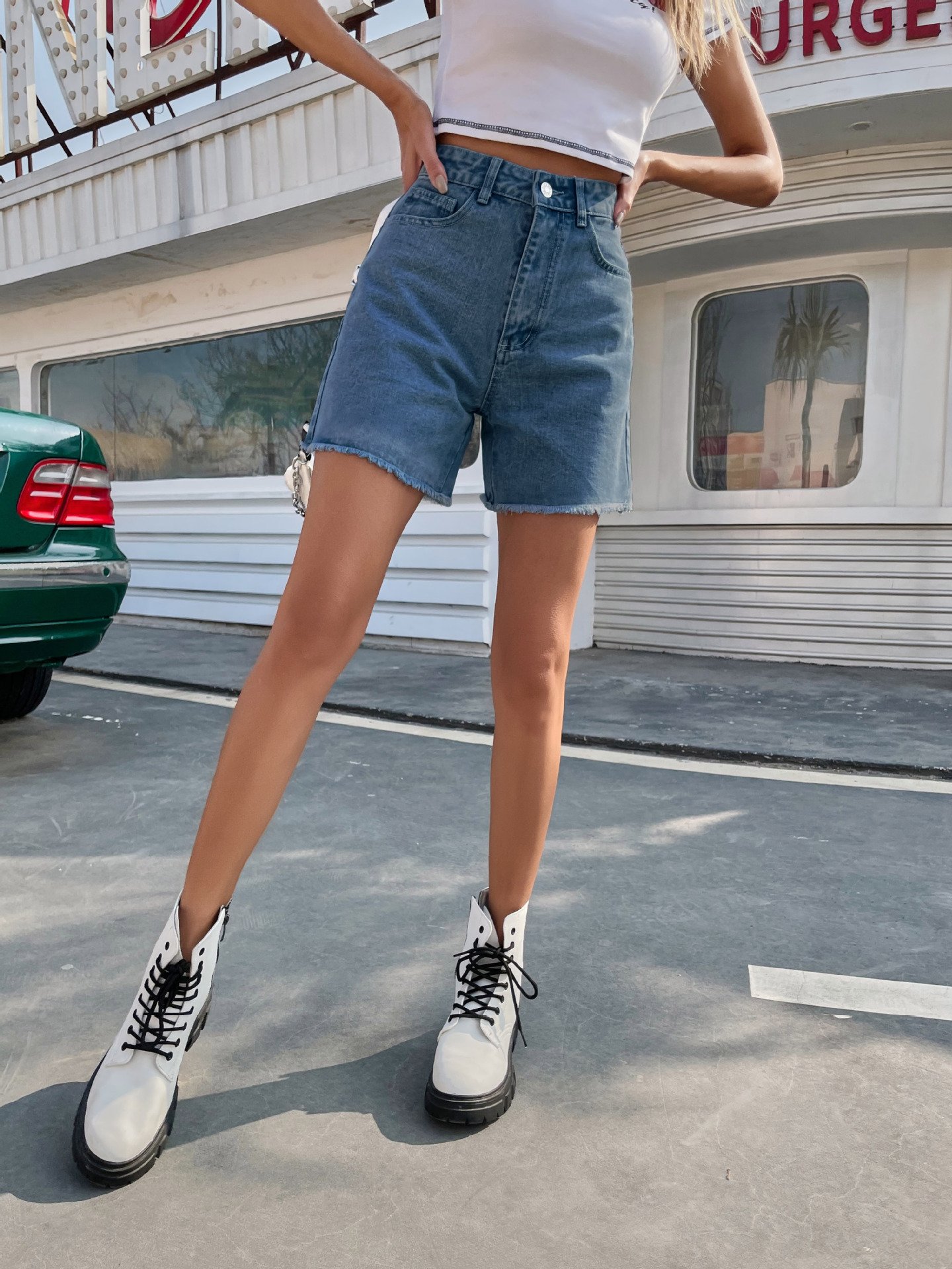 Denim Shorts Style 1