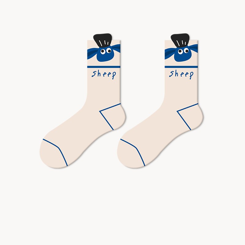 Couple Men's Cotton Tube Socks