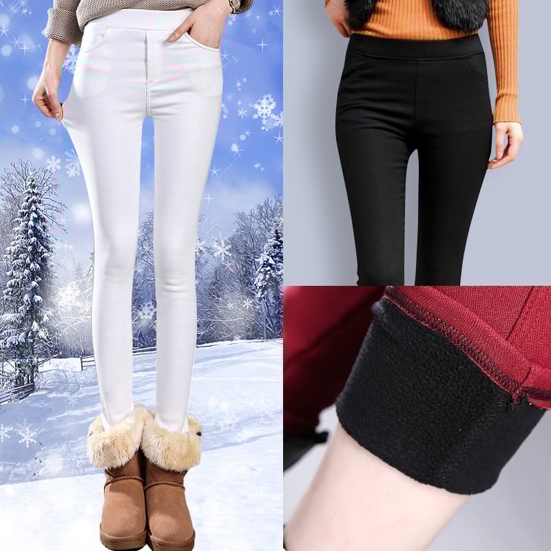 Winter Fleece-lined Thick Leggings 3