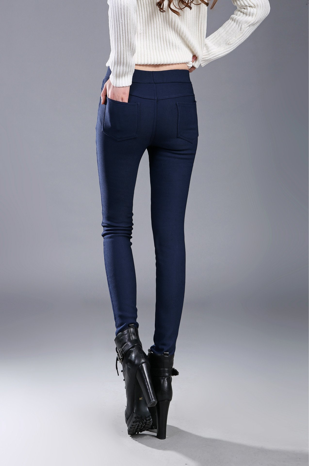 Winter Fleece-lined Thick Leggings 6