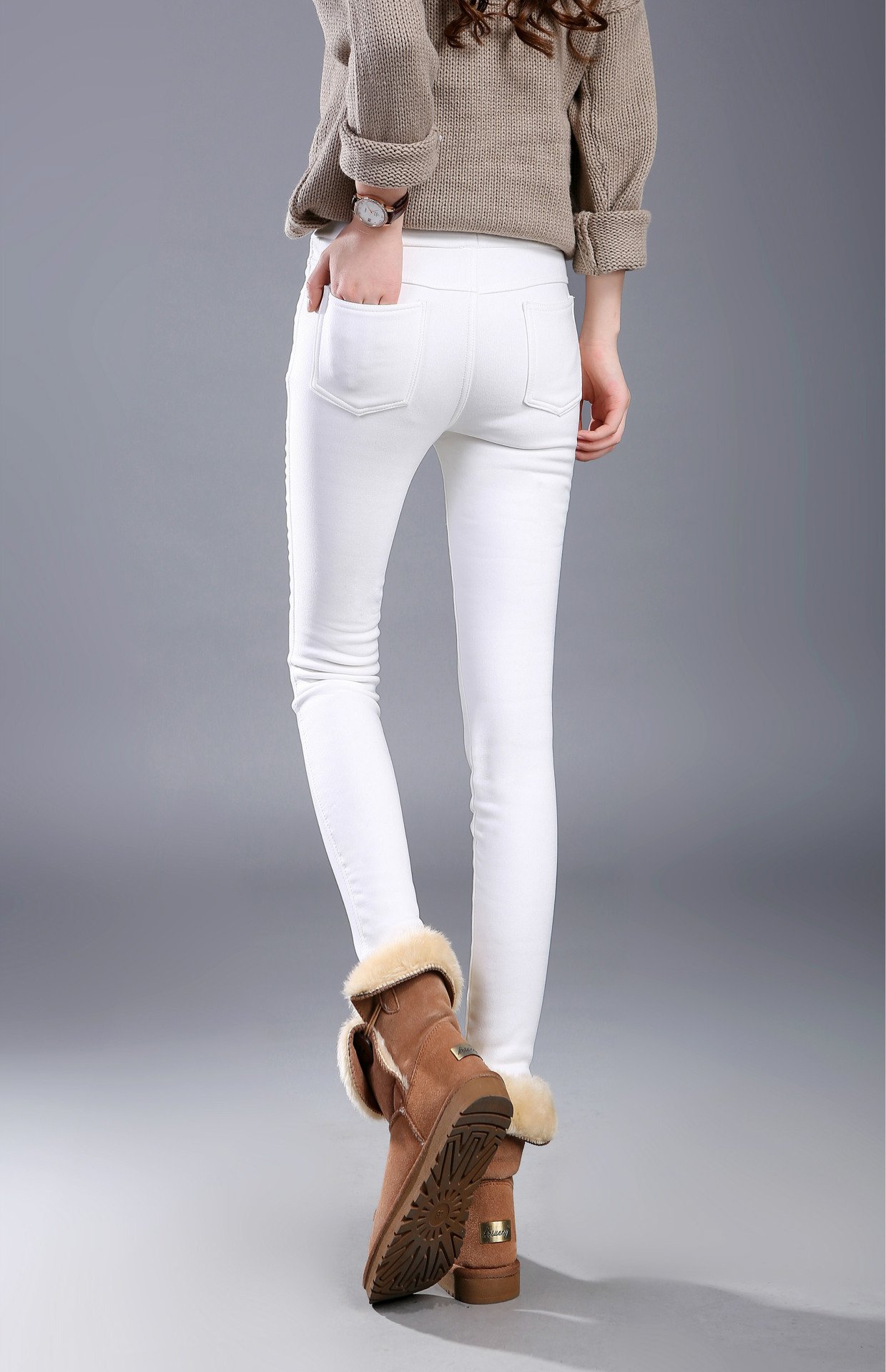 Winter Fleece-lined Thick Leggings 5