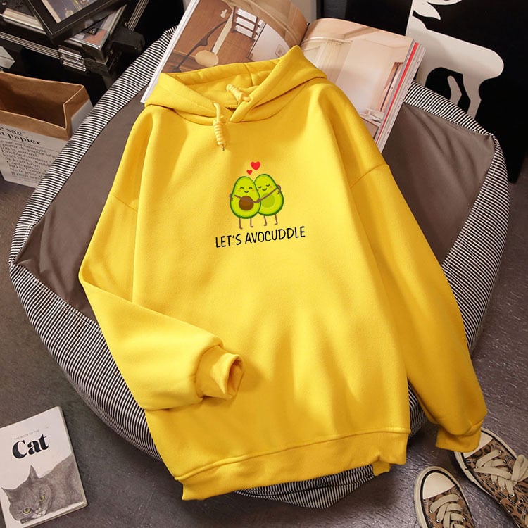 Avocado Hoodie in action