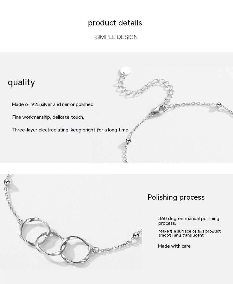 Geometric Silver Bracelet