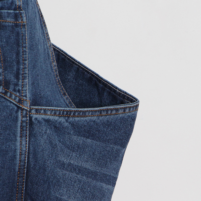 Women's Irregular Washed Denim Skirt