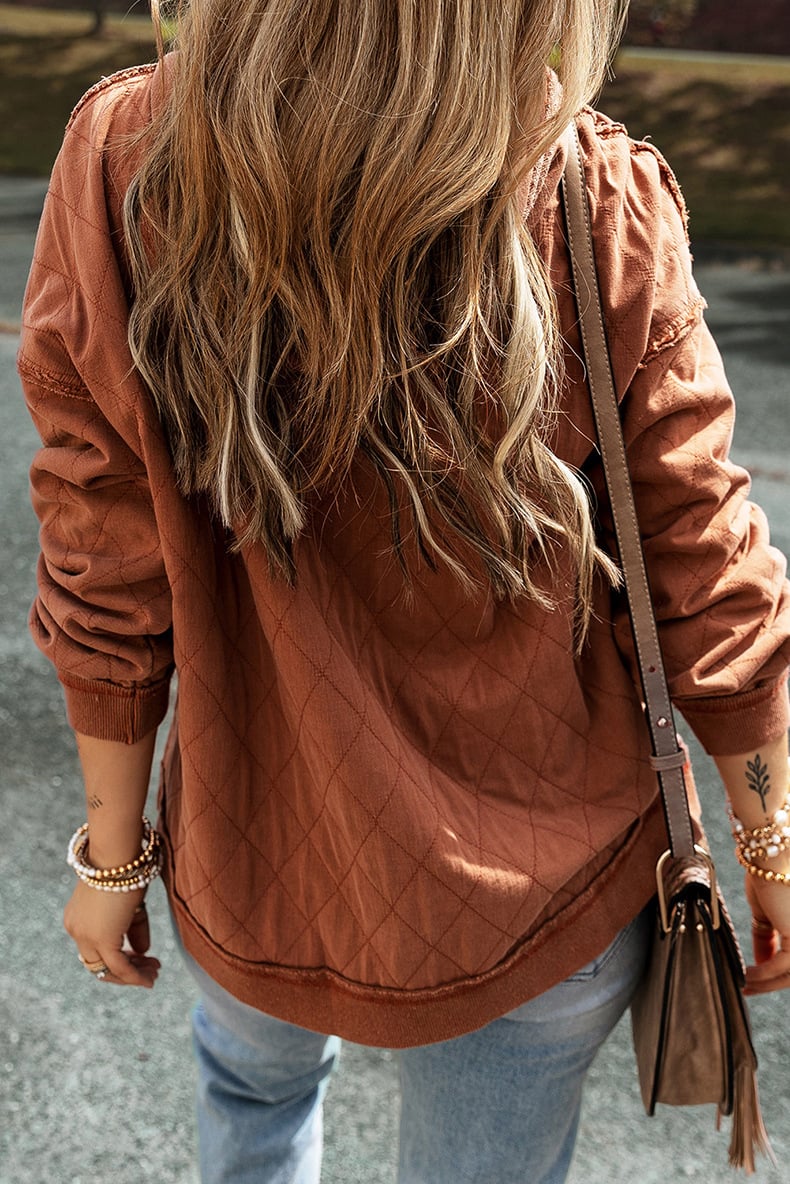 Solid Color Long Sleeve Pullover - Image 8