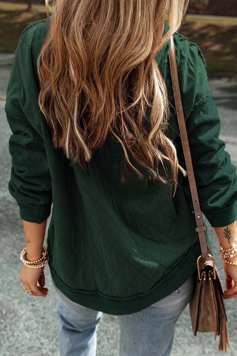 Solid Color Long Sleeve Pullover - Image 5