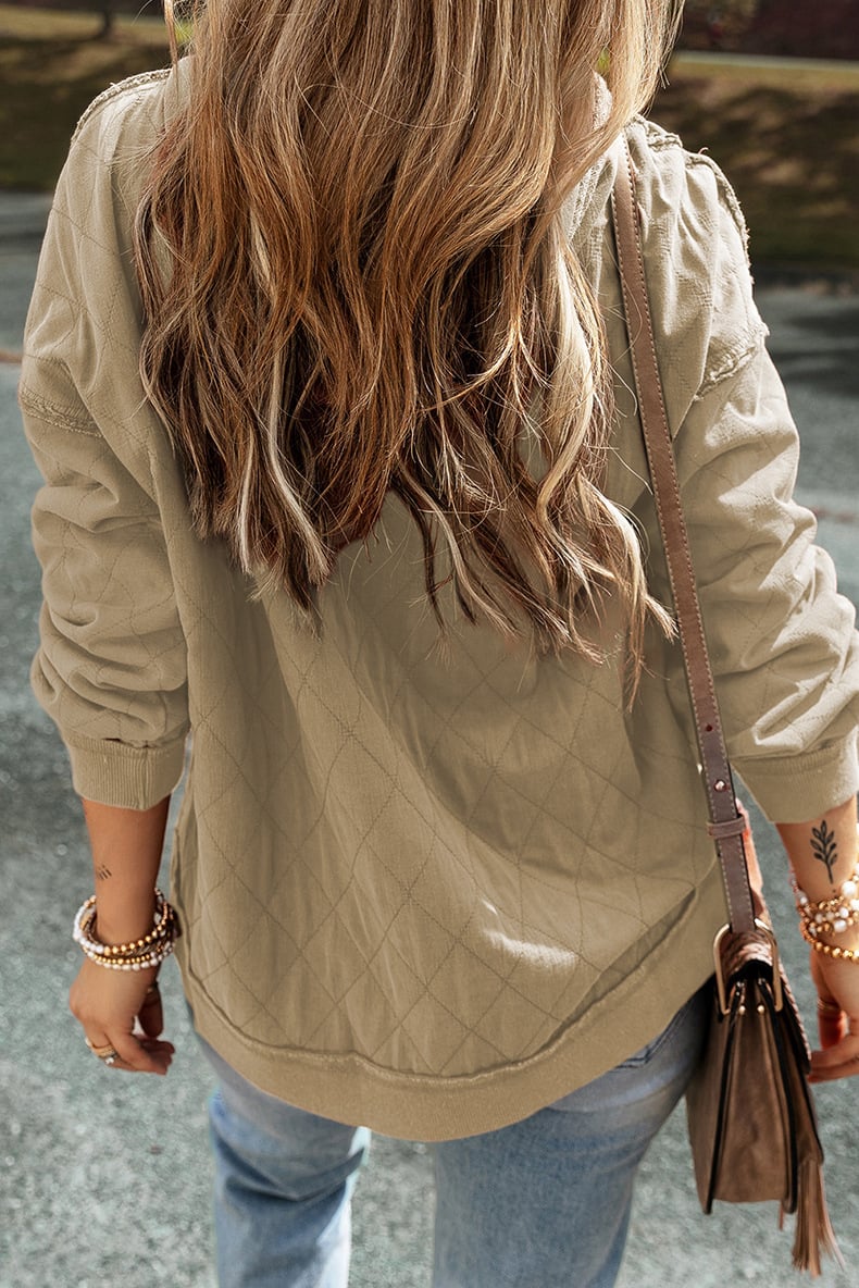 Solid Color Long Sleeve Pullover - Image 3