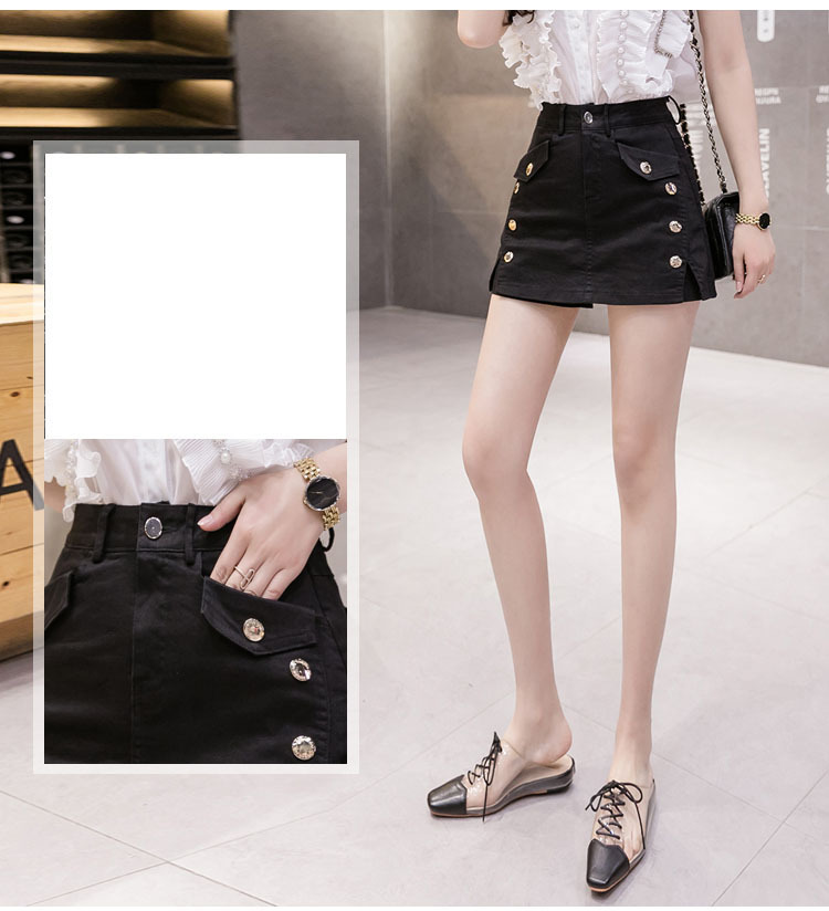 Denim Short Culotte 6
