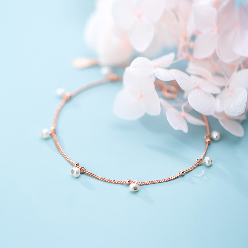Women's S925 Silver Pearl Bracelet 3