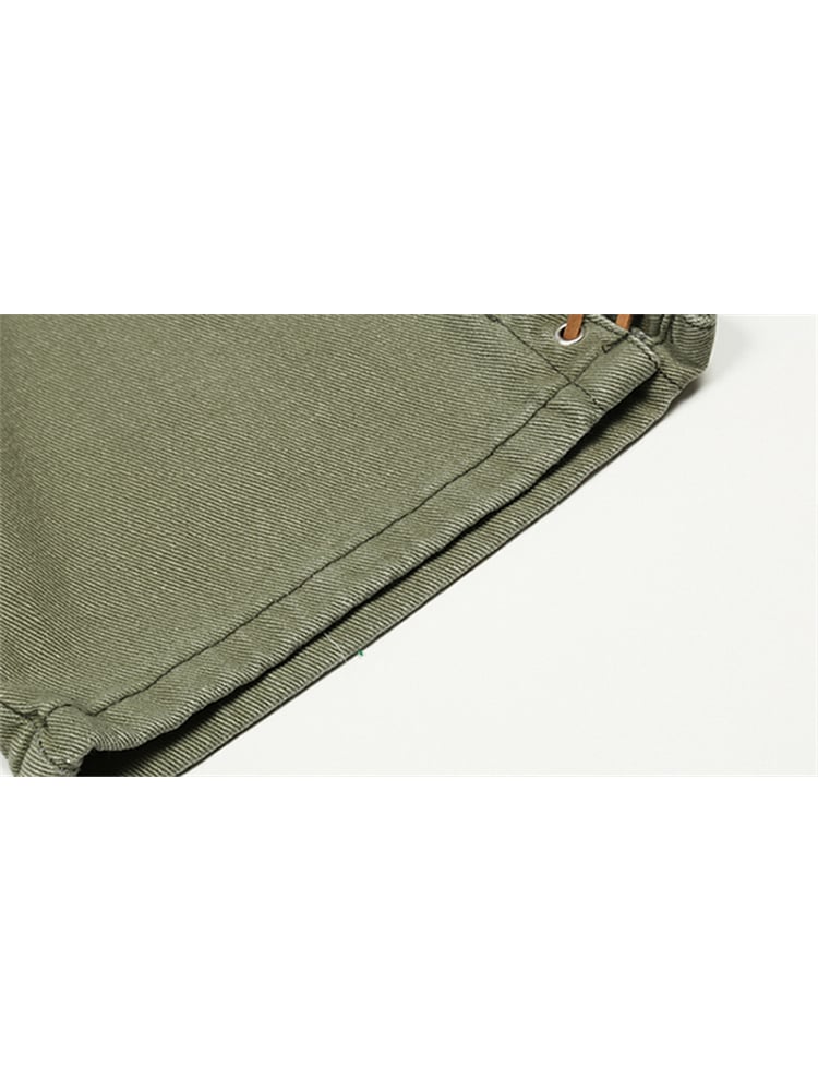 High Waist Slim Mopping Pants Image 4