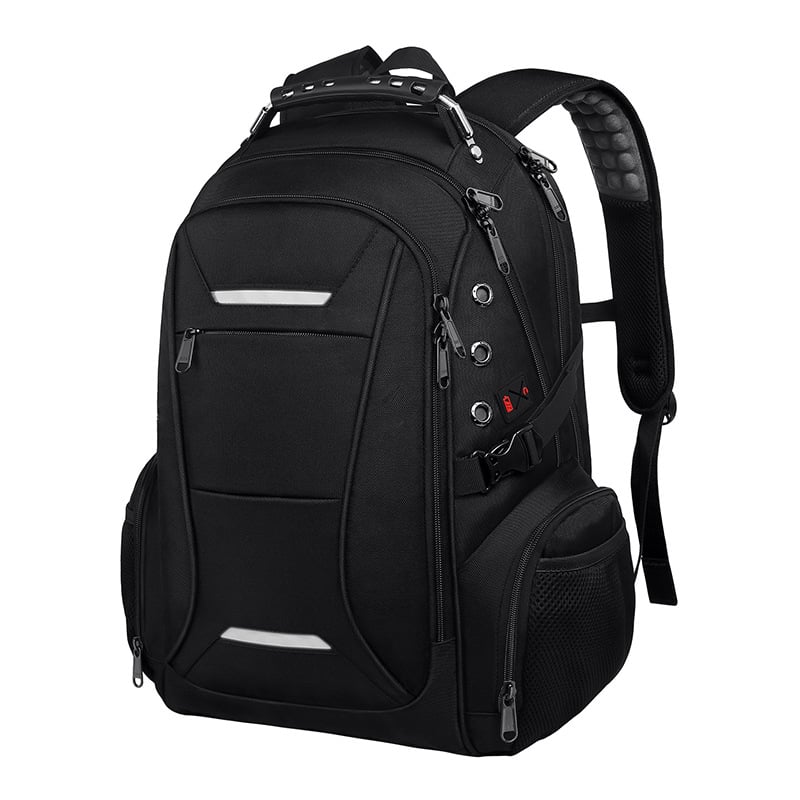 Backpack in use