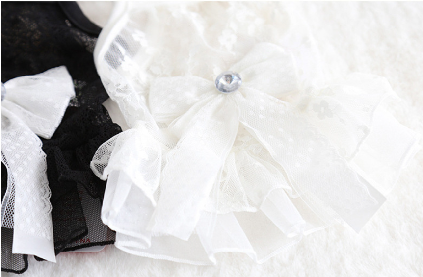 Summer Small Pet Wedding Dress Image 1