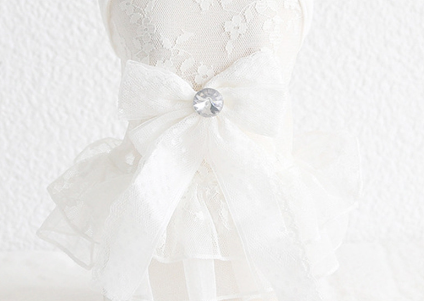 Summer Small Pet Wedding Dress Image 3