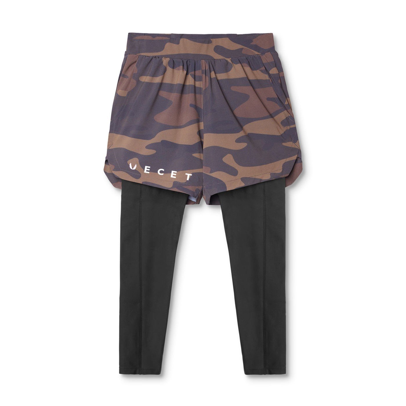 Pantalones cortos deportivos de verano para fitness - Modelo luciendo