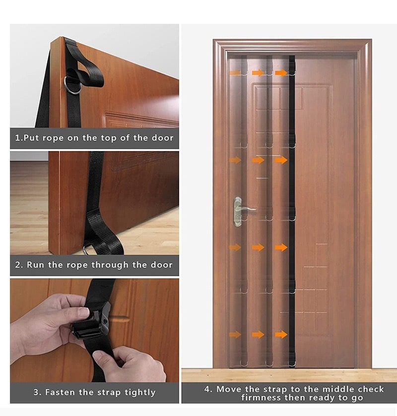 Home Fitness Multi-point Anchor Door Strap Image 4