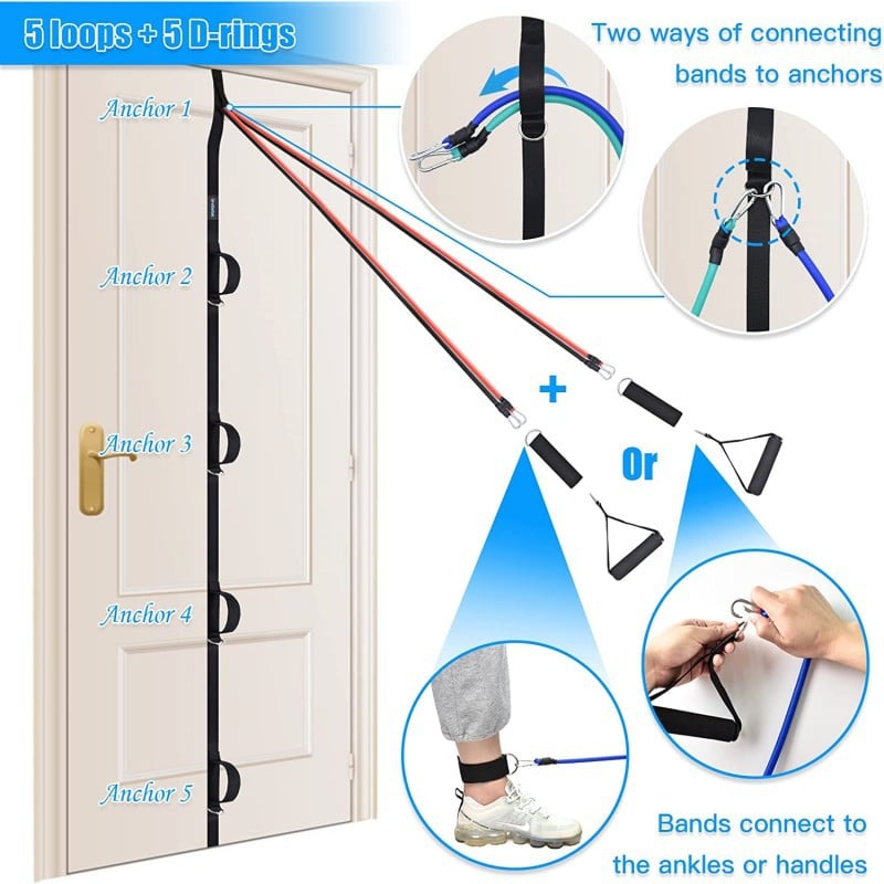 Home Fitness Multi-point Anchor Door Strap Image 3
