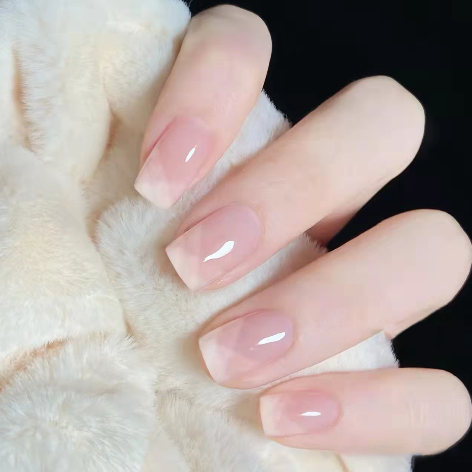 Wearable Mesh Oblique French Style Nail Stick 2