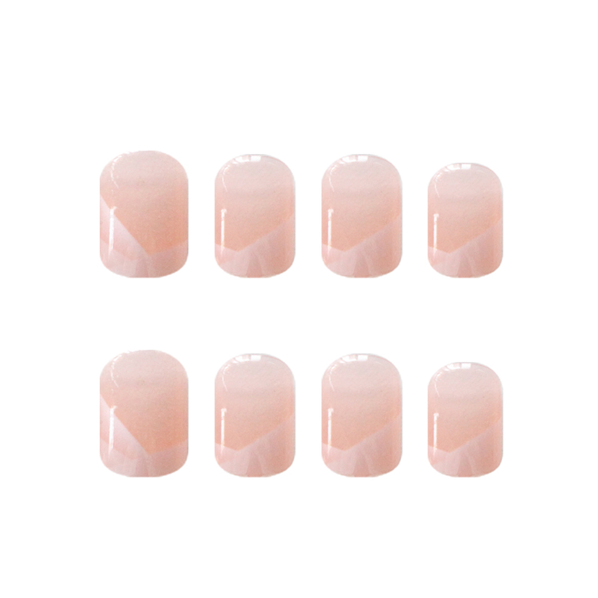 Wearable Mesh Oblique French Style Nail Stick 1