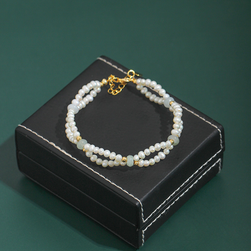 Woven Handmade Freshwater Pearl Bracelet Image 5