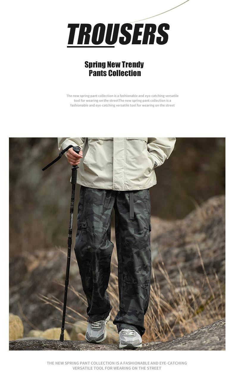 Camouflage Cargo Pants 7