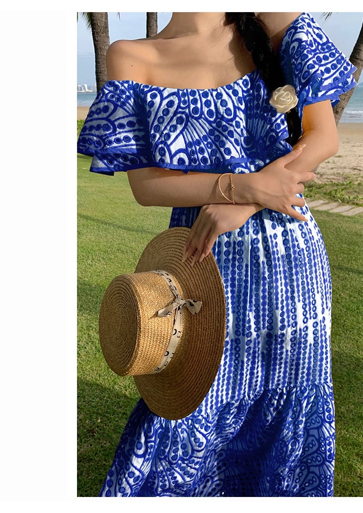 French Embroidery Hollow Chic Niche Dress 10