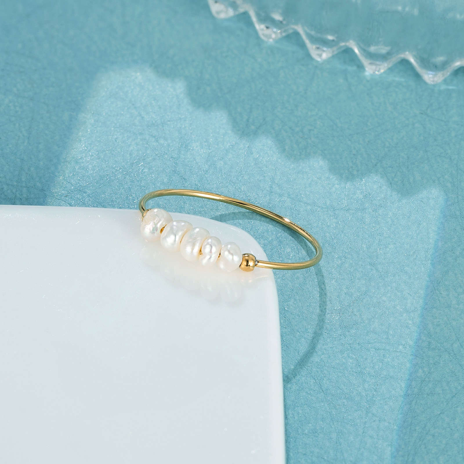 Baroque Pearl Ring Image 3