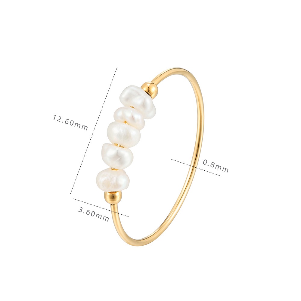 Baroque Pearl Ring Image 1