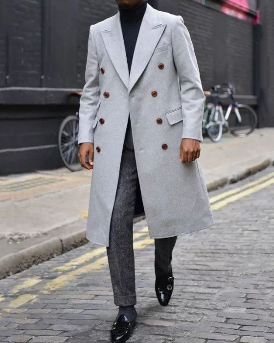 Men's Long Windbreaker