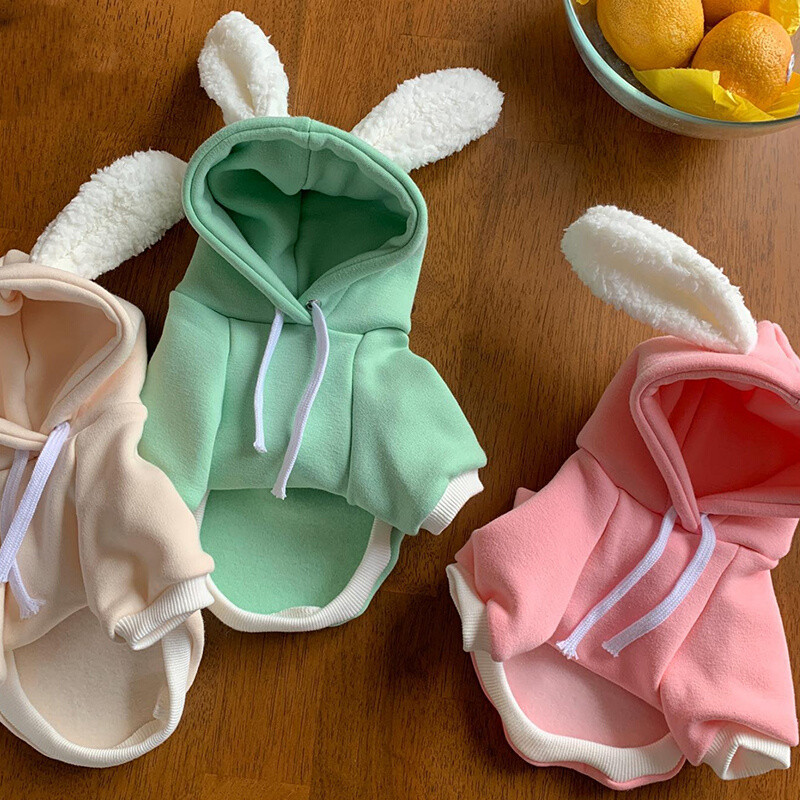Matcha Pet Dog Sweater - Pink Bunny Ears