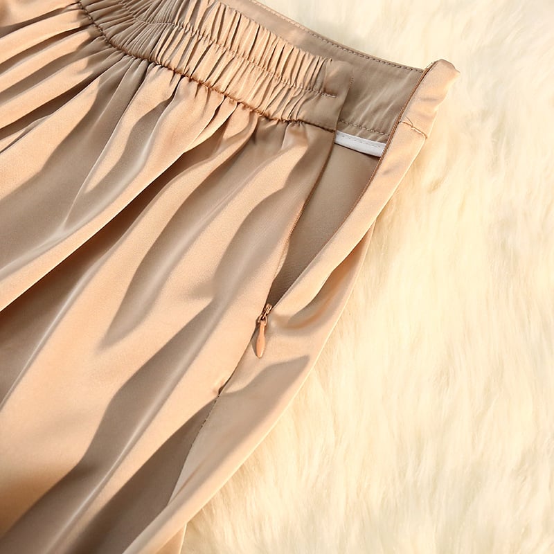 Satin Skirt Image 7