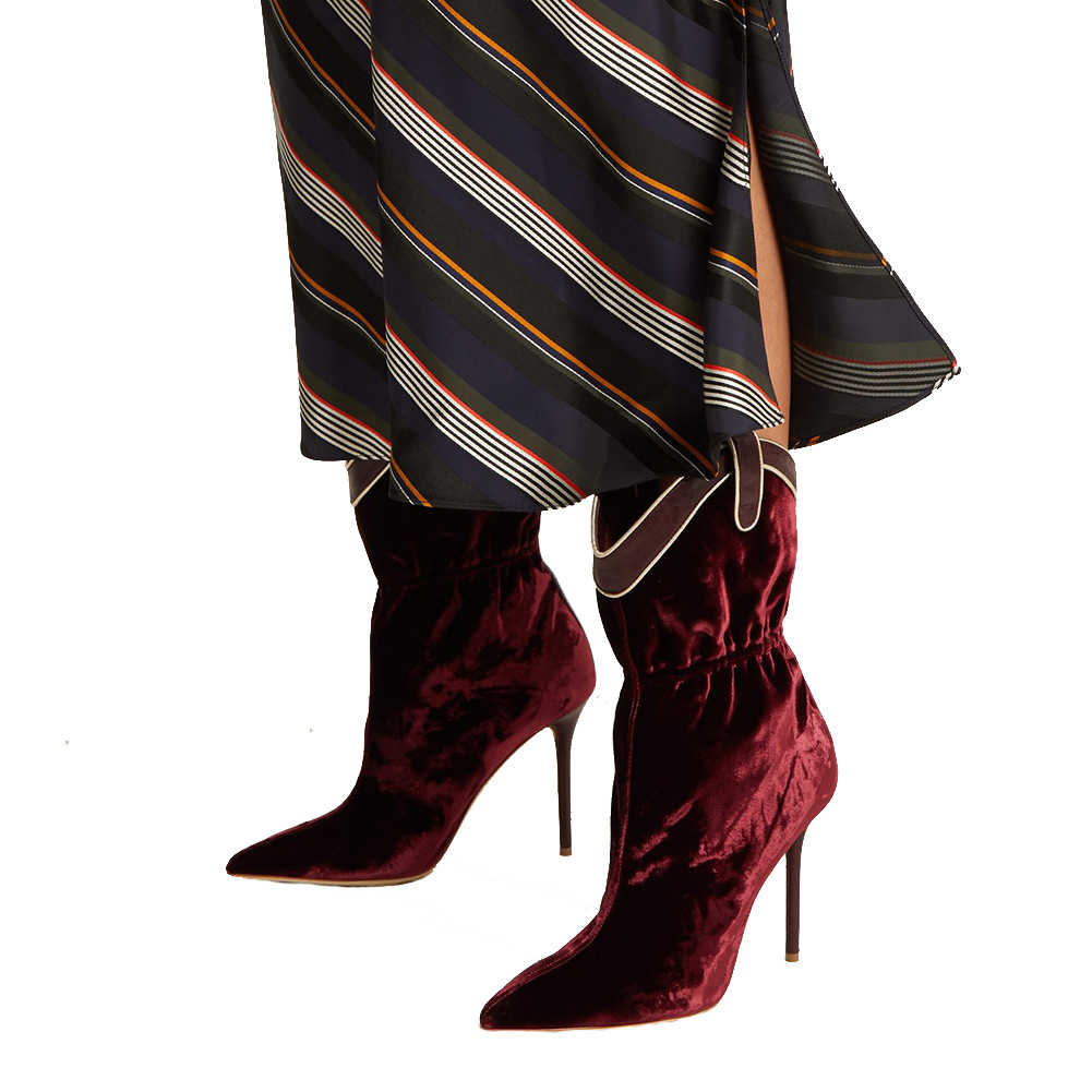 Wine Red High Heel 1