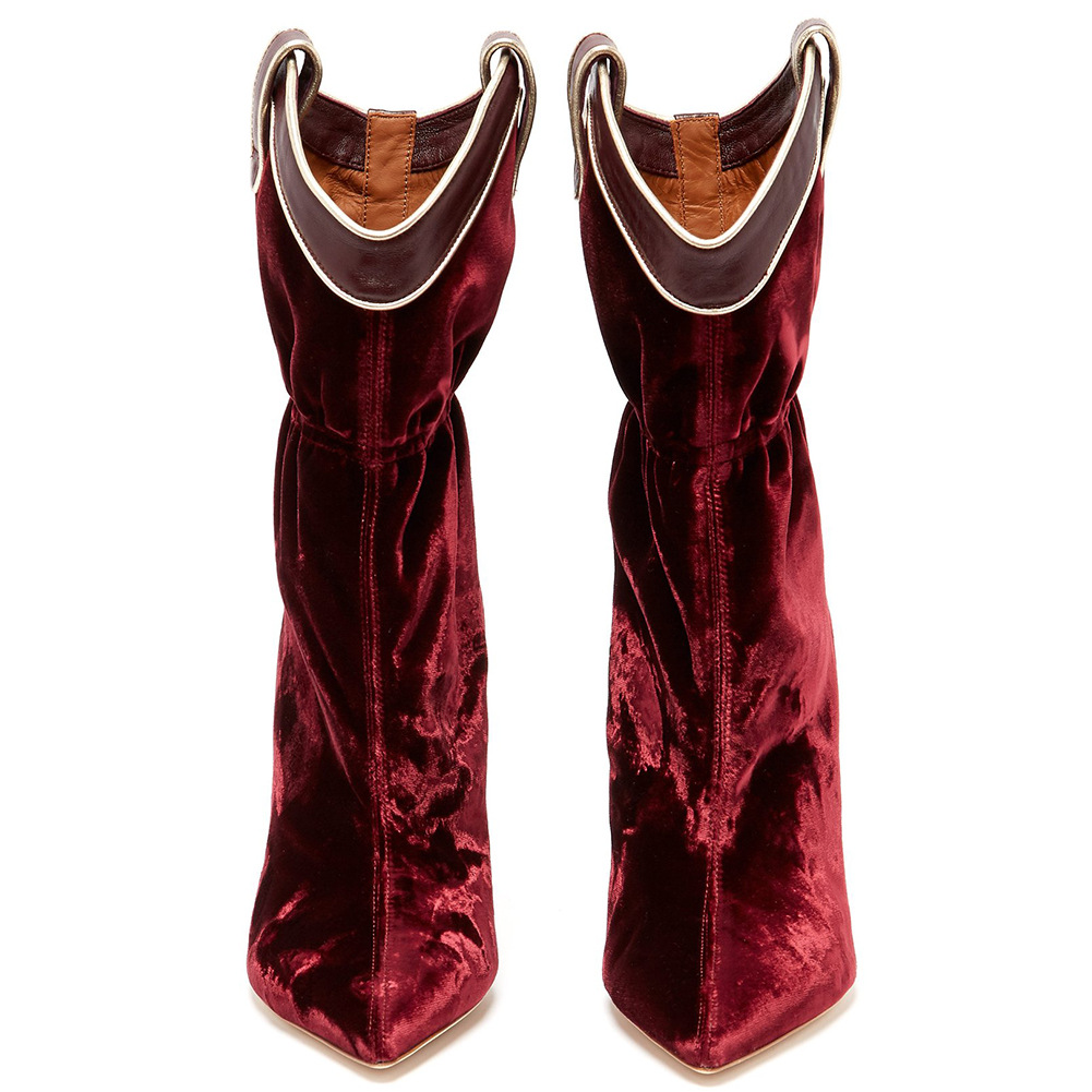 Wine Red High Heel 3