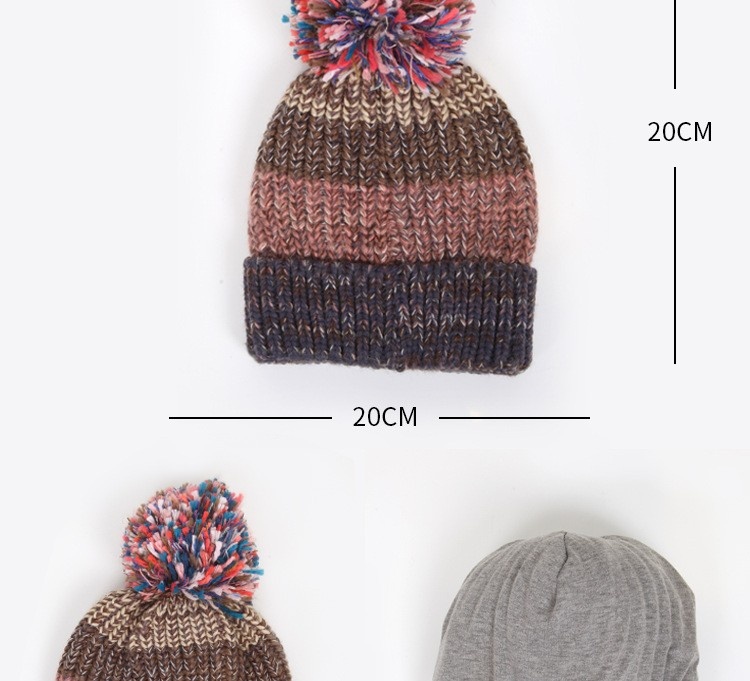 Korean Style Knitted Hat Khaki